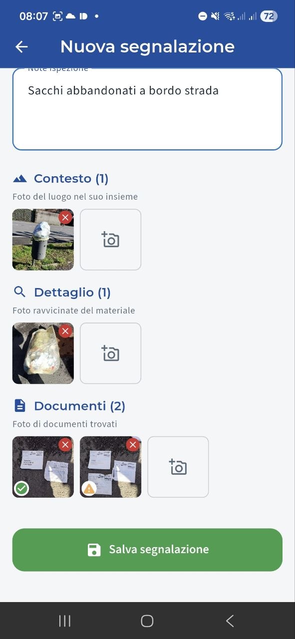 Documentazione fotografica