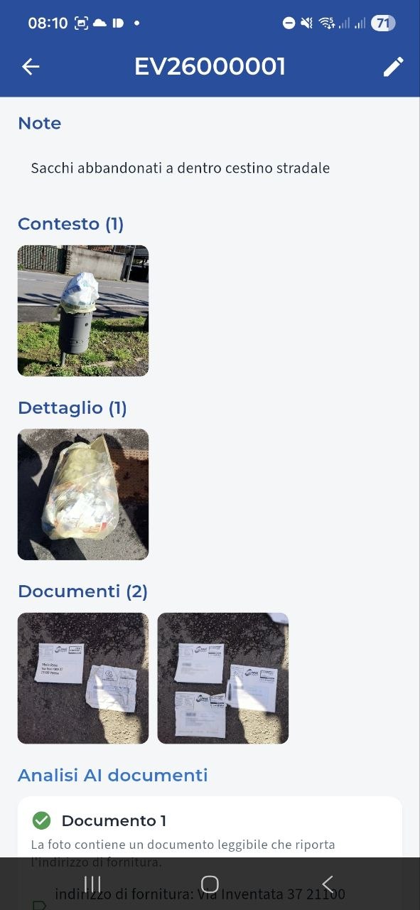 Dettagli e analisi AI